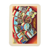 Little Rock Arkansas AR Large Letter Briefkaart CT Magneet (Verticaal)