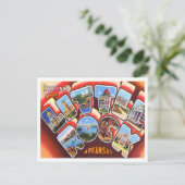 Little Rock, Arkansas  Big Letters Briefkaart (Staand voorkant)