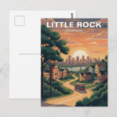 Little Rock Arkansas Briefkaart (Voorkant / Achterkant)