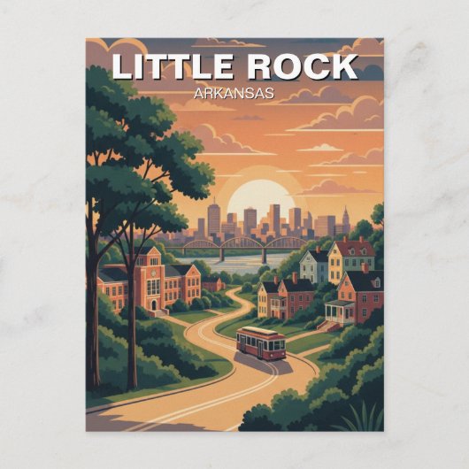 Little Rock Arkansas Briefkaart (Voorkant)