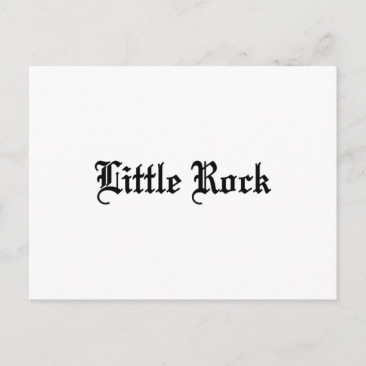 Little Rock, Arkansas Briefkaart (Voorkant)