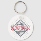 Little Rock Arkansas City Verenigde Staten Ontwerp Sleutelhanger (Voorkant)