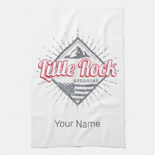 Little Rock Arkansas City Verenigde Staten Ontwerp Theedoek