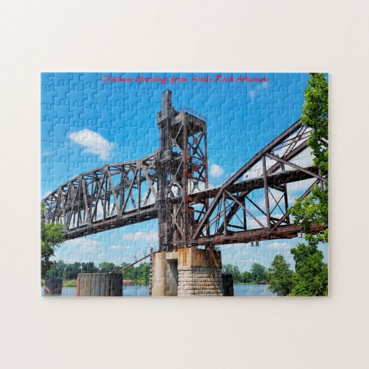 Little Rock Arkansas. kerstcadeautjes Legpuzzel (Horizontaal)