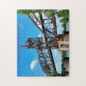 Little Rock Arkansas. Kerstgroeten Legpuzzel (Verticaal)
