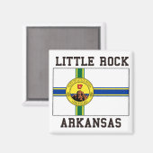Little Rock Arkansas Magneet (Voorkant / Achterkant)