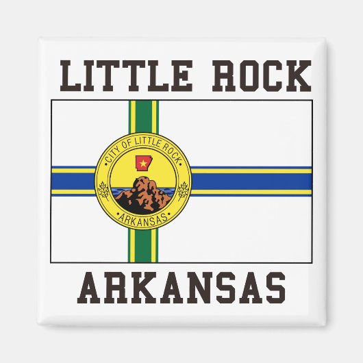 Little Rock Arkansas Magneet (Voorkant)