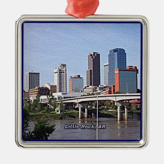 Little Rock, Arkansas Metalen Ornament (Voorkant)