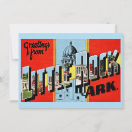 Little Rock, Arkansas Moving Announcement Feestdagenkaart