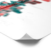 Little Rock Arkansas Skyline Poster (Hoek)