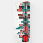 Little Rock Arkansas Skyline Spandoek (Verticaal)