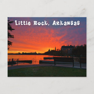 Little Rock Arkansas Sunset Briefkaart