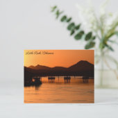 Little Rock, Arkansas Sunset Briefkaart (Staand voorkant)