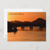 Little Rock, Arkansas Sunset Briefkaart (Voorkant / Achterkant)