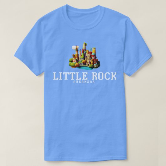 Little Rock Arkansas T-shirt (Design voorkant)