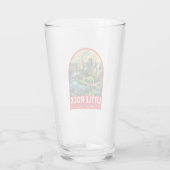 Little Rock Arkansas Travel Art Embleem Glas (Achterkant)