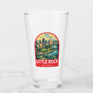 Little Rock Arkansas Travel Art Embleem Glas