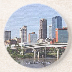 Little Rock, Arkansas Zandsteen Onderzetter