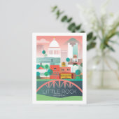 Little Rock, Briefkaart van Arkansas (Staand voorkant)