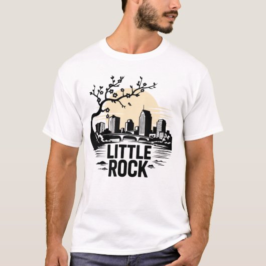 Little Rock City Arkansas Verenigde Staten T-shirt (Voorkant)