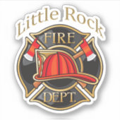 Little Rock Fire Department Sticker (Voorkant)