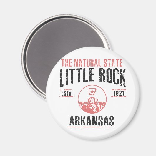 Little Rock Magneet (Voorkant / Achterkant)