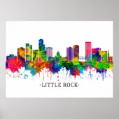 Little Rock Skyline Poster (Voorkant)