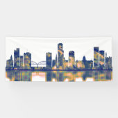Little Rock Skyline Spandoek (Horizontaal)