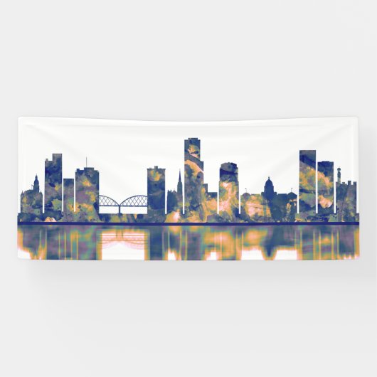 Little Rock Skyline Spandoek (Horizontaal)