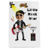 Little Rock Star Kinder 🎸🤣 Gitaarkampioen Medium Cadeauzakje (Voorkant)