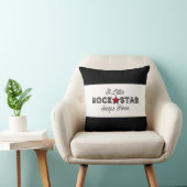 Little Rock Star Rocker Kind Rock en Roll Baby Kussen (Stoel)