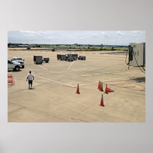 Little Rock Tarmac Poster (Voorkant)