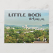 Little Rock, Uitzicht Arkansas met Capitol Briefka Briefkaart (Voorkant)