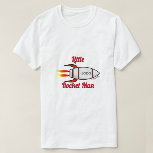 Little Rocket Man - Een MisterP Shirt (Design voorkant)