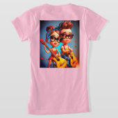 Little Rockstars Kinderen T-shirt met gitaar (Laag Achter)