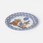 Little Rodeo Birthday Party Bord - Blue (Gekanteld)