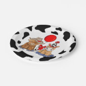 Little Rodeo Birthday Party Borden - Red Papieren Bordje (Gekanteld)