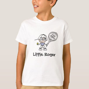 Little Roger Tennis Cartoon T shirt voor jongens