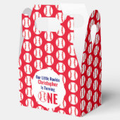 Little Rookie Baseball 1e verjaardag Bedankdoosjes (Geopend)