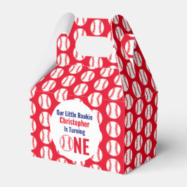 Little Rookie Baseball 1e verjaardag Bedankdoosjes