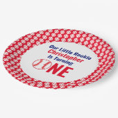 Little Rookie Baseball 1e verjaardag Papieren Bordje (Gekanteld)