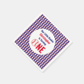 Little Rookie Baseball 1e verjaardag Servet (Hoek)