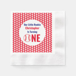 Little Rookie Baseball 1e verjaardag Servet