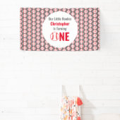 Little Rookie Baseball 1e verjaardag Spandoek (Insitu)