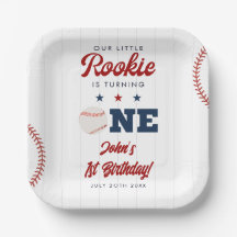 Little Rookie Baseball 1st Birthday