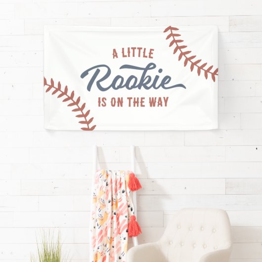 Little Rookie Baseball Baby shower Spandoek (Insitu)