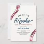 Little Rookie Baseball Boy Verjaardag Kaart (Voorkant)