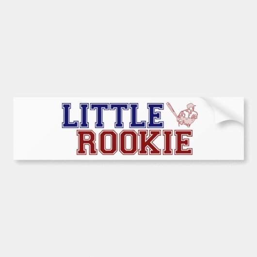 Little Rookie Bumpersticker (Voorkant)