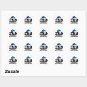 Little Rookie Ronde Sticker (Vel)
