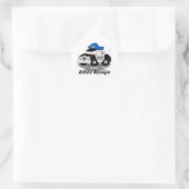Little Rookie Ronde Sticker (Tas)